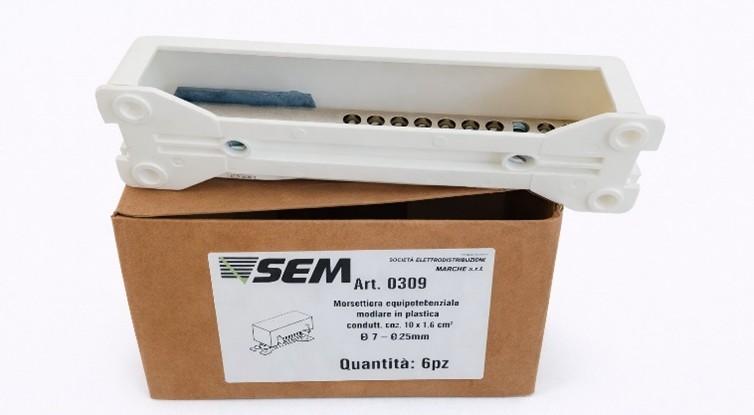 morsettiera-equipotenziale-sem-art-0309-ottone-nichelato-6-pz